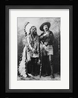 Buffalo Bill and Sitting Bull in 1897 Fine Art Print