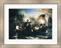 Oliver Hazard Perry and Crew during The Battle of Lake Erie Fine Art Print