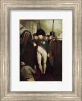 Napoleon Bonaparte on the gangway of the HMS Bellerophon Fine Art Print