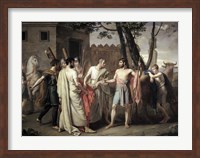 Cincinnatus leaving the Plough to go dictate laws to Rome Fine Art Print