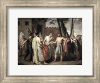 Cincinnatus leaving the Plough to go dictate laws to Rome Fine Art Print