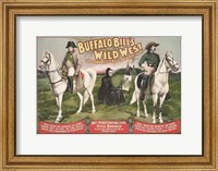 Napoleon Bonaparte and Buffalo Bill on horseback Fine Art Print