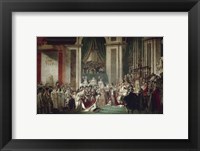 The Coronation of Emperor Napoleon I and Empress Josephine, Notre Dame Cathedral Fine Art Print