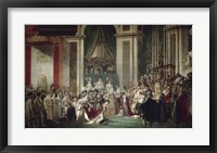 The Coronation of Emperor Napoleon I and Empress Josephine, Notre Dame Cathedral Fine Art Print