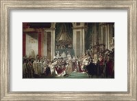 The Coronation of Emperor Napoleon I and Empress Josephine, Notre Dame Cathedral Fine Art Print