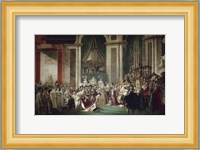 The Coronation of Emperor Napoleon I and Empress Josephine, Notre Dame Cathedral Fine Art Print