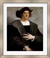 Christopher Columbus, by Sebastiano del Piombo, 1519 Fine Art Print