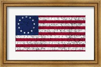 13 star Betsy Ross American flag Fine Art Print