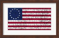 13 star Betsy Ross American flag Fine Art Print