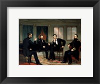 Historic Meeting of the Union High Command during The American Civil War Fine Art Print