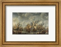 The Battle of Ter Heijde naval battle during the First Anglo-Dutch War Fine Art Print
