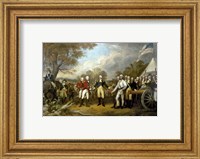 Surrender of British General John Burgoyne Fine Art Print