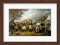 Surrender of British General John Burgoyne Fine Art Print