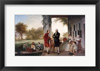 George Washington and Marquis de Lafayette at Mount Vernon Fine Art Print