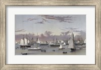 The Yacht Squadron at Newport, circa 1872 Fine Art Print