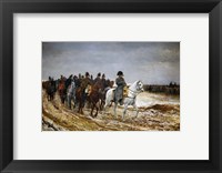 Napoleon Bonaparte returning from Soissons after the Battle of Laon Fine Art Print