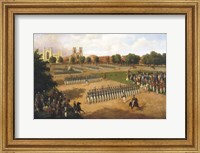 Seventh Regiment assembling for review on Washington Square, New York Fine Art Print