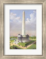 National Washington Monument, circa 1885 Fine Art Print