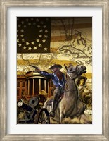 General George Armstrong Custer on a Horse Fine Art Print