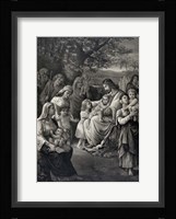 Jesus blessing the Children Fine Art Print