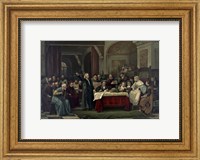 Christopher Columbus at the royal court of Spain Fine Art Print