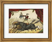 The Two Horse Act, circa 1874 Fine Art Print