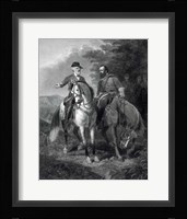 Last Meeting of Generals Robert E Lee & Stonewall Jackson, circa 1863 Fine Art Print