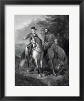 Last Meeting of Generals Robert E Lee & Stonewall Jackson, circa 1863 Framed Print