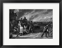 Brigadier General Thomas Ewing of the Union Army evicts Missouri settlers, 1863 Fine Art Print