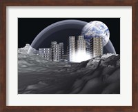 Lunar Colony Fine Art Print