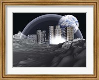 Lunar Colony Fine Art Print