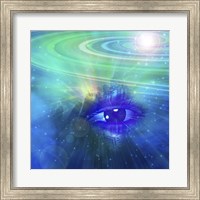 God's Eye in Vivid Universe Fine Art Print