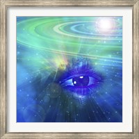 God's Eye in Vivid Universe Fine Art Print
