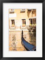 Gondola Reflections Framed Print