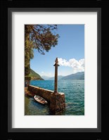 Boats by Lake Como Fine Art Print