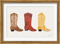Western Cowgirl Boot VII Fine Art Print
