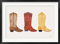 Western Cowgirl Boot VII Fine Art Print