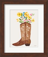 Western Cowgirl Boot VI Fine Art Print