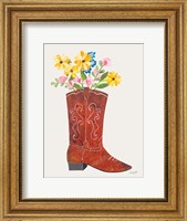 Western Cowgirl Boot V Fine Art Print