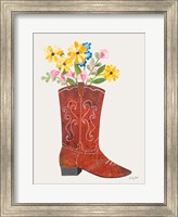 Western Cowgirl Boot V Fine Art Print