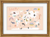Explore the World Map Fine Art Print