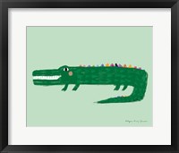 Crocodile Framed Print