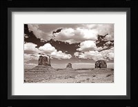 Monument Valley III Sepia Fine Art Print