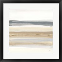 Gray and Sand I Framed Print