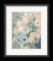Cottage Blue Floral II Framed Print
