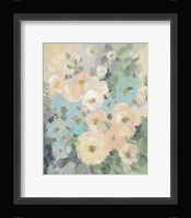 Cottage Blue Floral I Framed Print