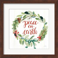 Celebrate the Season Wreath II Fine Art Print