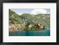 Lake Como Village IV Framed Print