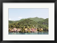Lake Como Village III Framed Print