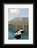 Lake Como Boats I Framed Print